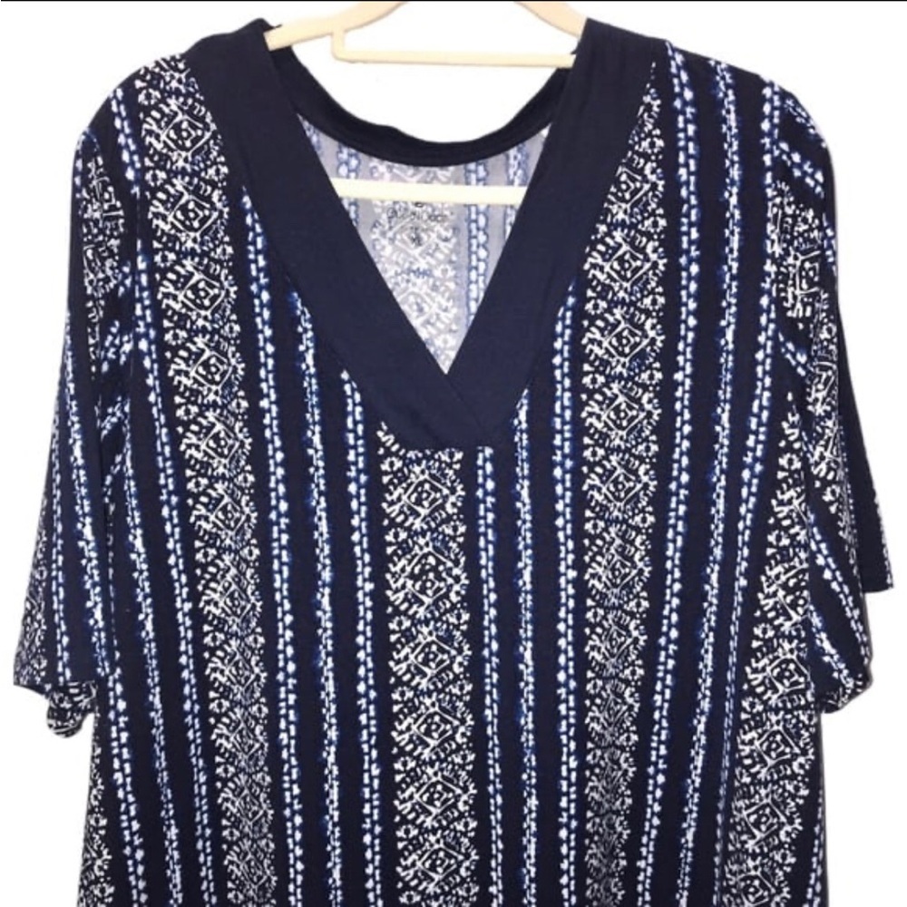 EUC Cuddl Duds Loungewear Navy Blue Gown Women’s Size XL​ - Picture 2 of 9